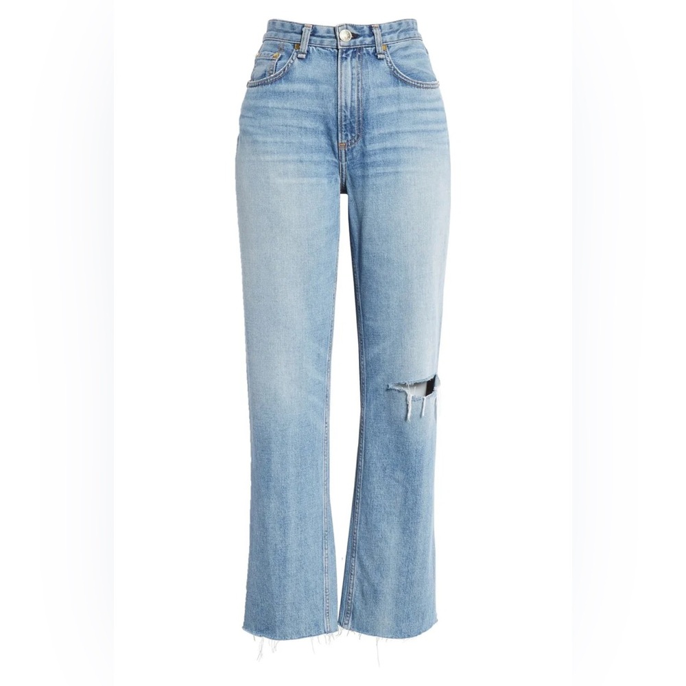 Rag & Bone Ruth Super High Rise Straight Leg Jeans